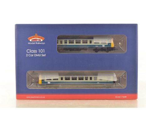 Bachmann 00 Gauge 32-287 BR blue and grey Class 101 DMU 2-Car Pack,  comprising Power and Trailer Cars, in original box, E, u