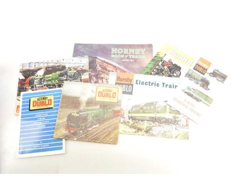 Hornby Dublo 00 Gauge Catalogue 1939-1960's including 0 Gauge (7),  Hornby Book of Trains 1939-40 including full colour Hornb