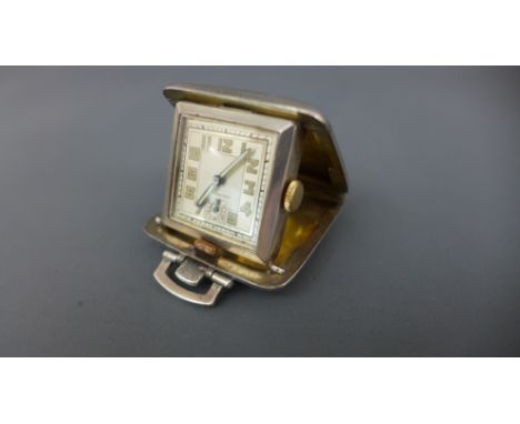 A silver purse watch manual wind - not working