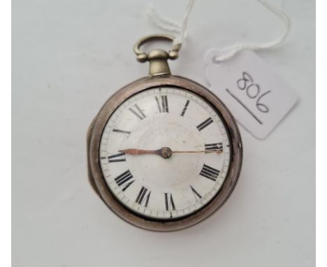 A pair case pocket watch 