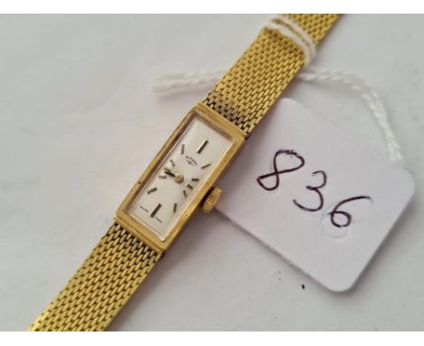 A ladies rectangular faced ROTARY wrist watch 