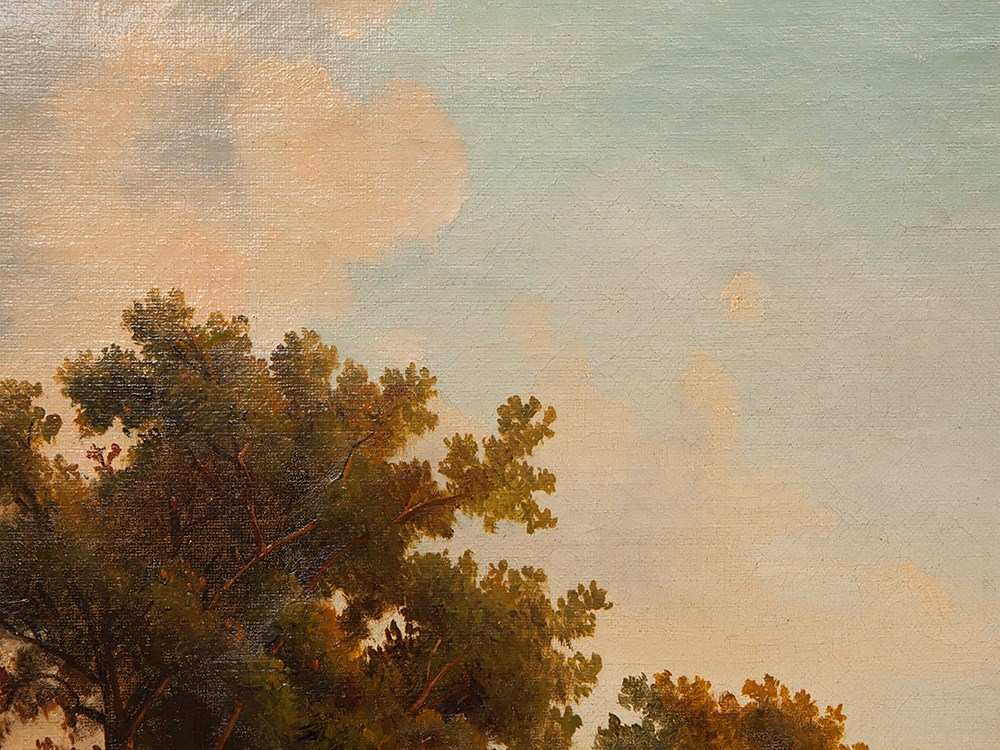 R. Müller, Oil Painting, Germany, 20th C. Oil on canvasGermany, 20th