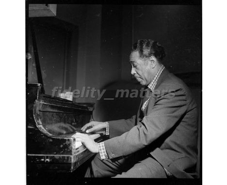 BURT GOLDBLATT ARCHIVE - DUKE ELLINGTON. Four black and white, approx 6x6cm photo negatives from the archive of Burt Goldblat