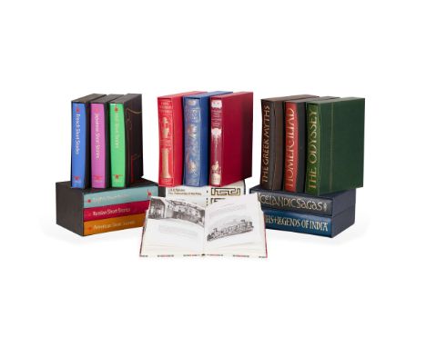  Folio Society, 44 volumes Including Tolkien, J.R.R. [The Lord of the Rings]. London, 1977. 3 volumes, 8vo, grey quarter calf