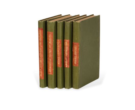  Government of the Federated Malay States Collection of works from the series 'Papers on Malay Subjects' Kuala Lumpur: F. M. 