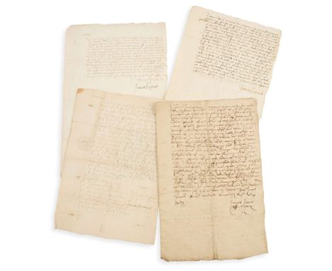  Stewart, James, Earl of Moray (1531-1570), Regent of Scotland 1567-1570 and son of James V Three letters, signed Letter sign