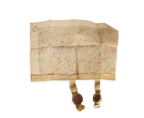  Group of 15th century documents c.1420-1496, relating to the 6th-8th Lairds of Kilravock [The family of Lochloy] Writ dated 