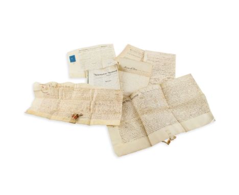  Manuscripts Extensive collection of manuscripts and printed documents on paper and vellum, 16th-19th century Including: [Hor