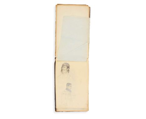  Platt, S[amuel], [Barrister] 'Western Circuit' courtroom character studies 41 leaves each with portrait sketches to one side