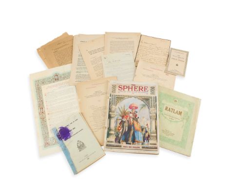  India Collection of letters and documents, 20th century Victor Hope, 2nd Marquess of Linlithgow (1887-1952). Typed letter si