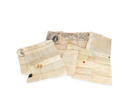  Manuscripts Collection of manuscripts and documents, 17th century and later Including: [Highwaymen], document ordering the p