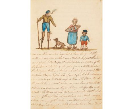  [Battle of Waterloo Interest] - Lieutenant George Woodberry Journals, 1813-1815 Two manuscript journals beginning on the 18t