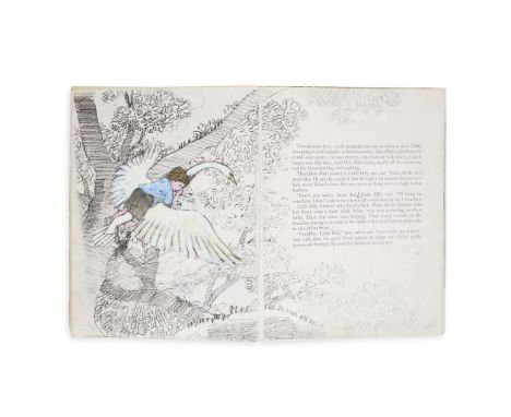  Patrick Benson (1956-), illustrator; Dahl, Roald Publisher's paste-up for The Minpins, with original drawings by Benson 4to 