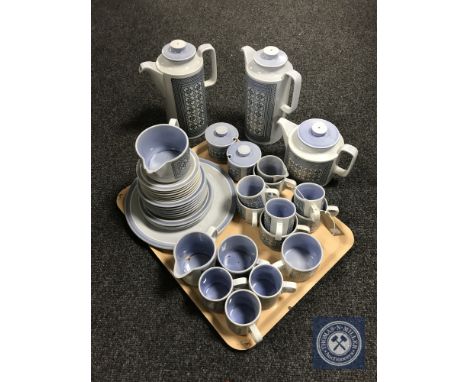 Thirty six pieces of Hornsea tapestry china 