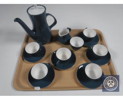 A tray of Poole coffee ware