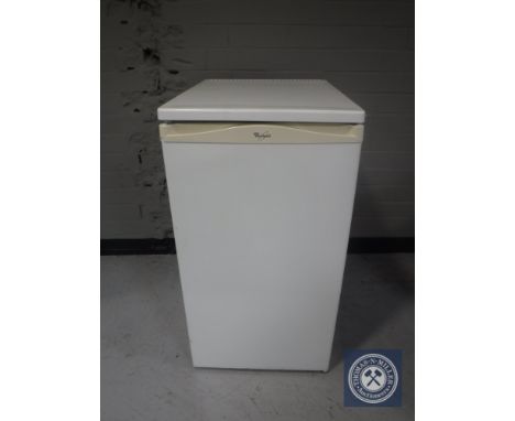 A Whirlpool under bench fridge 
