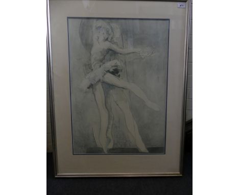 Georg framed limited edition print of ballerinas, no 102/250,