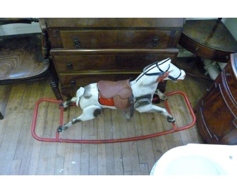 A Vintage child's rocking horse.