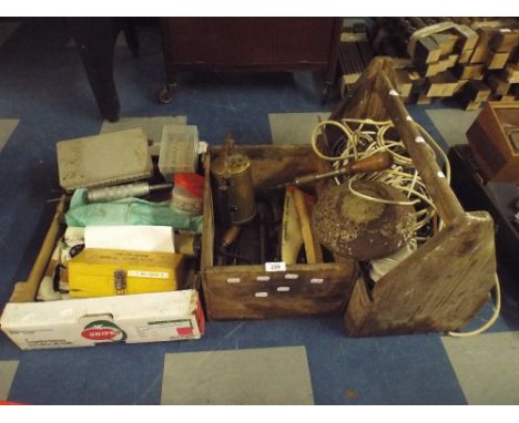 Three Boxes of Tools Bolts Etc.