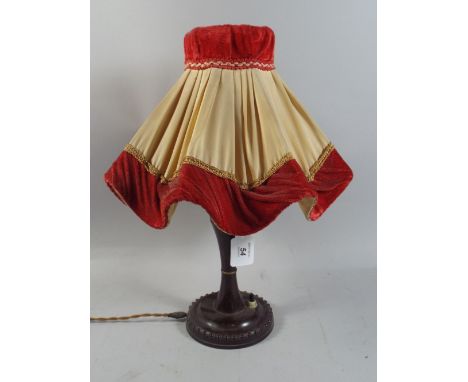 A Vintage Bakelite Table Light and Shade.