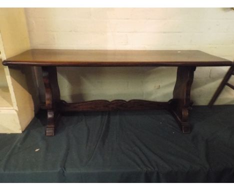 An Oak Bench, 107 Cm Long.