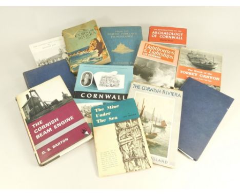 BOOKS: CORNISH INTEREST. Books including 'From The North Foreland To Penzance',  'The Wreck of the Torrey Canyon', The Cornis