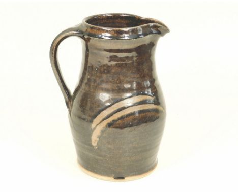 SCOTT MARSHALL. A Scott Marshall, Boscean Pottery pitcher, height 24cm. Impressed personal mark.