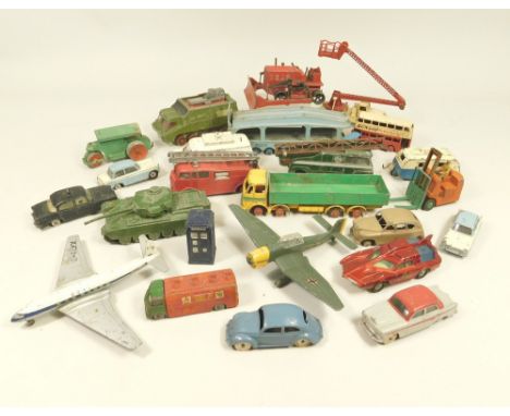 DINKY TOYS. A quantity of Dinky & Dinky Supertoys including 103 Captain Scarlett Spectrum patrol car; a Dublo Dinky AEC tanke