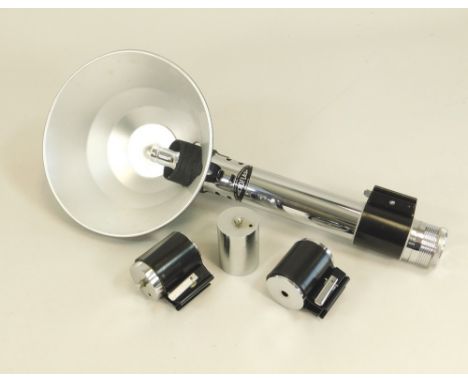 MICROFLASH. A Microflash flashgun &amp; spare clamps etc. Now also known for adaptation as the handle of the Star Wars films 