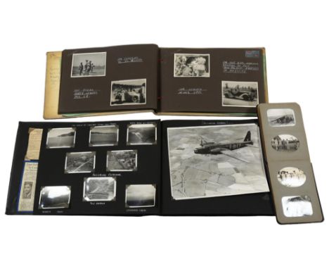 Three photobooks of WWII, RAF, Military interest. Includes photographs of Allied 8th Army, North Africa, Tobruk and Italy cam