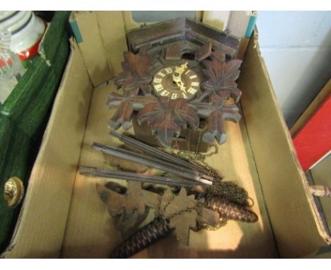 A wooden cuckoo clock 