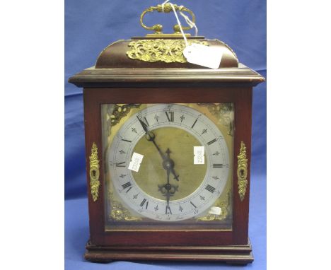 Mahogany bracket type clock with gilt mounts marked: Dent, London. (B.P. 24% incl. VAT)