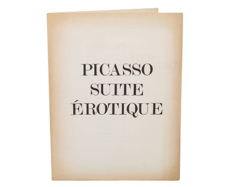 PICASSO, PABLO, NACH (1881-1973), 1 Blatt aus, „Suite Erotique“, ursprünglich Sammlerkassette mit 68 Faksimile, Offset Lithog