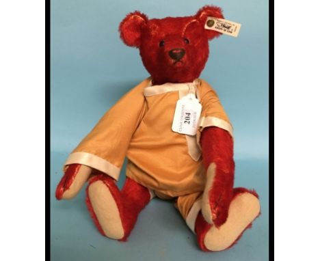 A Steiff limited edition teddy bear, Alfonzo, 4233/5000, 406195, 32 cm high