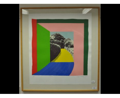 A Lieke Ritman print, Sunny Lane, 1/10, signed in pencil to the margin and dated 1985, and a Richard Bawden limited edition p