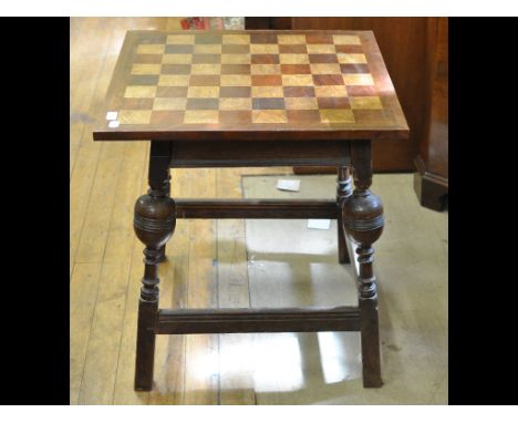 A chess table, 63 cm square