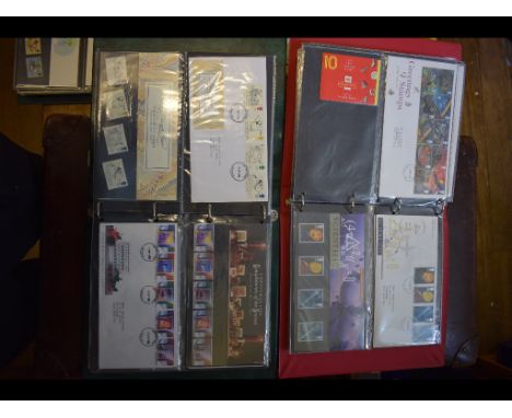 Assorted first day covers, presentation packs and prestige booklets, in albums and loose (box)