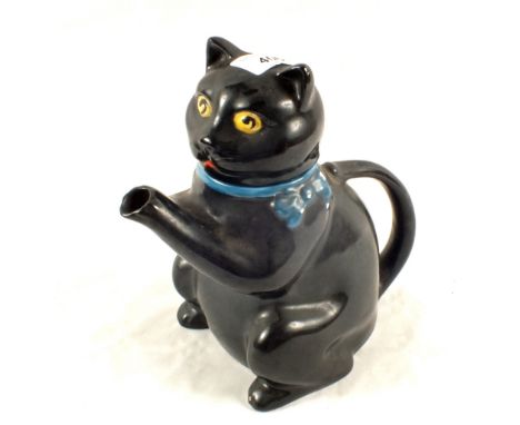 A Woods & Son cat novelty teapot