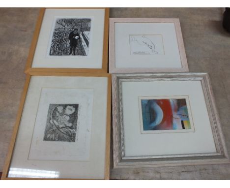 Various contemporary prints and pictures
