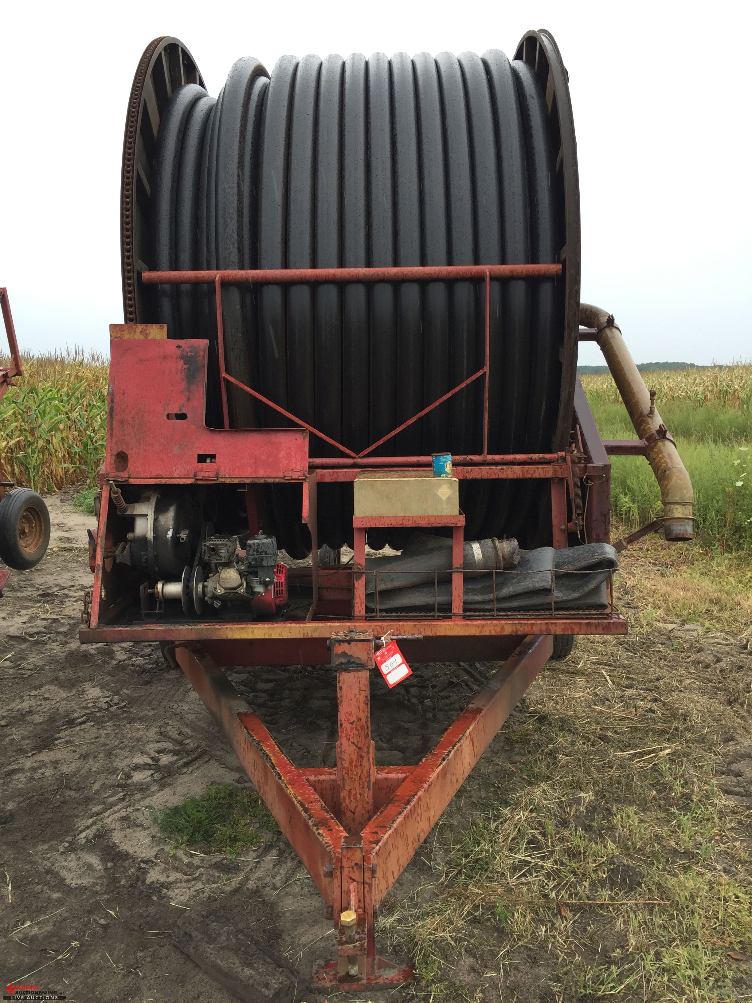 CADMAN 3250XL IRRIGATION TRAVELER, WITH HARD HOSE, WITH SPRAYER, HONDA