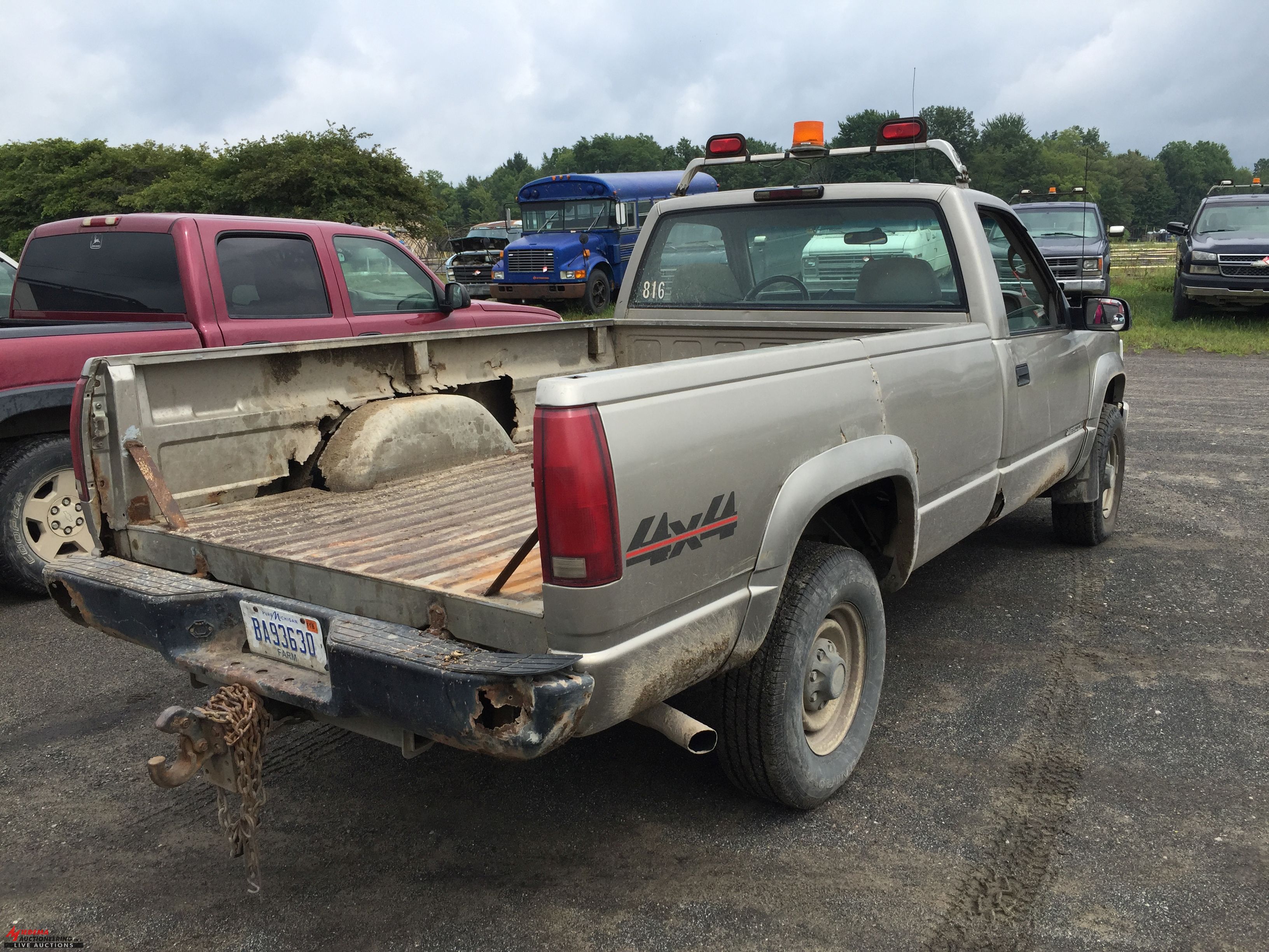 1999 CHEVROLET 2500 REGULAR CAB PICKUP TRUCK, LONG BOX, 6.5L DIESEL