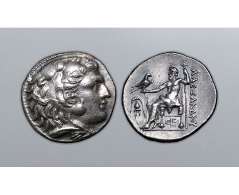 Kingdom of Macedon, Alexander III 'the Great' AR Tetradrachm. Amphipolis, circa 275-272/1 BC. Head of Herakles right, wearing