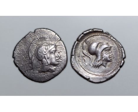 Lycia, uncertain dynast and mint AR Stater. Circa 400-390 BC. Head of Athena right, wearing decorated Attic crested helmet of