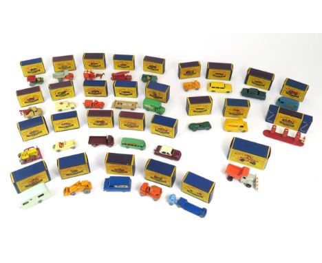 AN IMPRESSIVE COLLECTION OF MOKO LESNEY "MATCHBOX" SERIES MODEL VEHICLES All being boxed, comprising numbers 2, 6, 7, 9, 12-2