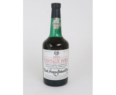 PORT VINTAGE 1970 Alexander Dunn &amp; Company(W.B.) Ltd 75cl 20% "Dad, Happy Father's Day" Condition Report:Available upon r