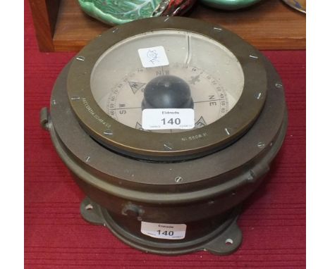 A Patt.01151A nautical compass, 19cm diameter, 15cm high, no.5508H.