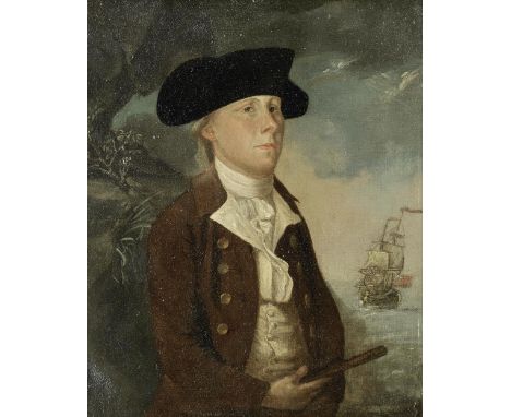 English School, late 18th centuryPortrait of Captain Slee, Chief Preventive Officer of the Coast of Holderness (according to 