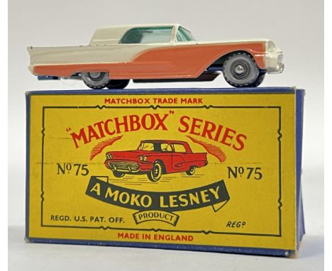 Vintage toys, a Matchbox Series Thunderbird toy with original box (Moko Lesney)