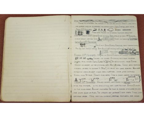 An interesting Edwardian diary of a gentleman named Frederick Baker, who from Tuesday 5th October 1090 set out to the United 