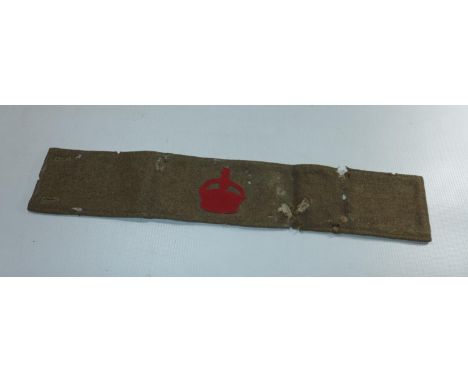 A BRITISH ARMY BRASSARD 